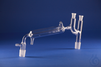 4Articoli simili a: Rac. a ponte Claisen con Liebig M=100mm e presa da vuoto 2 fem. + 2...